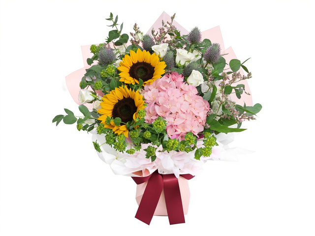 Florist Flower Bouquet - Sunflower Graduation Bouquet FGB03 - GD0707A3 Photo