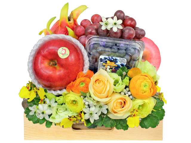 Fruit Basket - Flower Design & Fruit Basket (3) - L106073 Photo