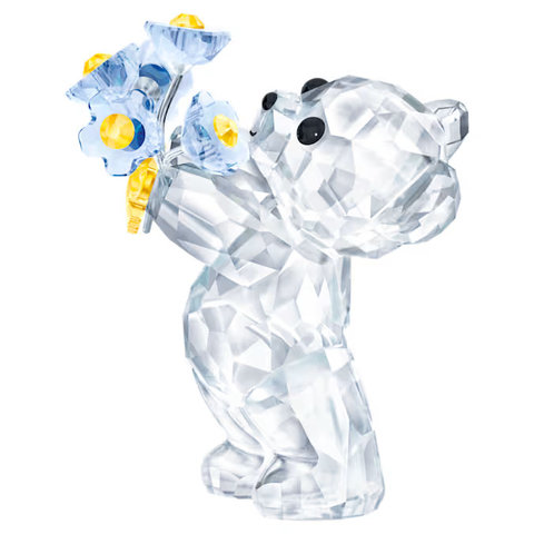 Gift Accessories - Swarovski- Crystal KRIS BEAR - Forget-me-not - SI0830A2 Photo