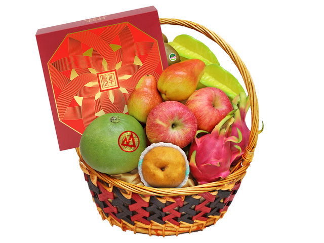中秋果篮Hamper - 中秋半岛月饼精选商务果篮 FH189 - L138564 Photo
