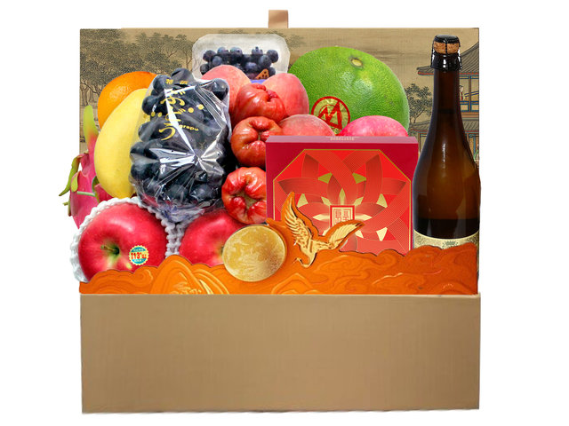 中秋果篮Hamper - 中秋果篮礼篮0822A1 - M30822A1 Photo