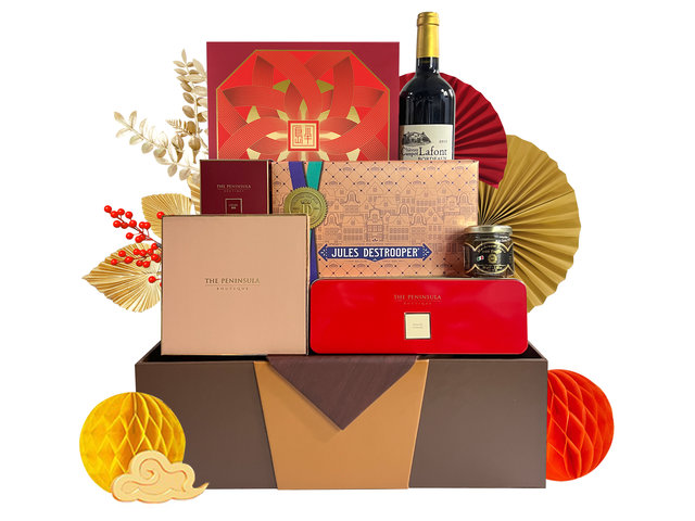 中秋果籃Hamper - 中國郵寄商務中秋節月餅禮物 B07 - MMC0716A7 Photo