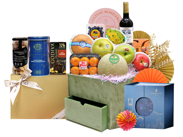 中秋果籃Hamper - 中秋Ritz Carlton木盒果籃 Z13 - L36670944 Photo