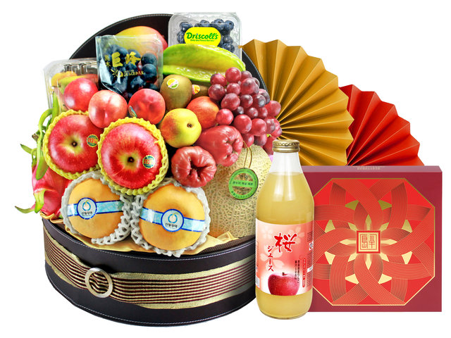 中秋果籃Hamper - 中秋半島月餅豪華豐盛果籃 FH169 - L139674 Photo