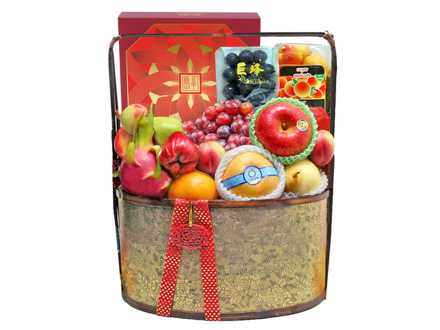 中秋果籃Hamper - 中秋半島月餅高級果籃 FH190 - L36511788K Photo