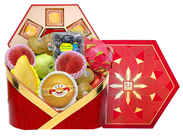 中秋果籃Hamper - 半島月餅中秋送禮水果籃 FH214 - L76600717K Photo