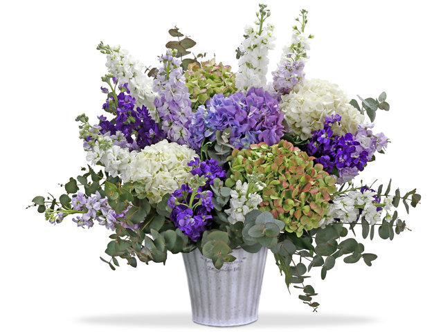 花店鲜花摆设 - 英式送礼枱花 ET06 - L76606171 Photo